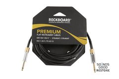 ROCKBOARD Premium Flat Instrument Cable, Straight/Straight (600 cm)