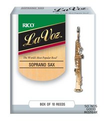 RICO La Voz - Soprano Sax Medium Hard - 10 Pack