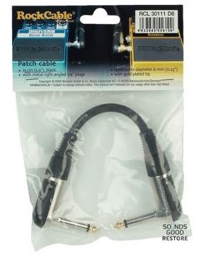 ROCKCABLE RCL30111 D6 Instrument Patch Cable (15cm)