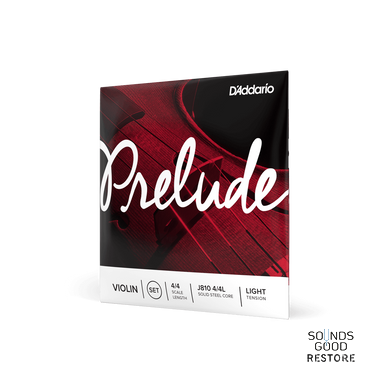 D'ADDARIO PRELUDE VIOLIN STRING SET 4/4 Scale Light Tension