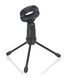 GATOR FRAMEWORKS GFW-MIC-0250 Wired Mic Mini Tripod Desktop Stand