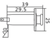 PAXPHIL LJ35 SCREW MOUNT STEREO ENDPIN JACK (CHROME)