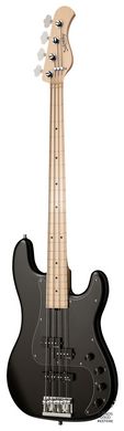 SADOWSKY MetroLine 21-Fret Hybrid P/J Bass, Ash, 4-String (Solid Black Satin)