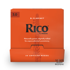 D'ADDARIO Rico - Bb Clarinet #3.0 - 25 Box