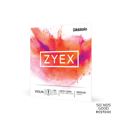 D'ADDARIO ZYEX VIOLIN STRING E 4/4 MEDIUM TENSION