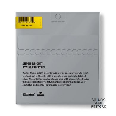 DUNLOP DBSBS40100 SUPER BRIGHT STEEL (40-100)