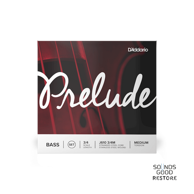 D'ADDARIO PRELUDE BASS STRING SET 3/4 Scale Medium Tension