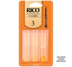 RICO Rico - Bb Clarinet #3.0 - 3-Pack