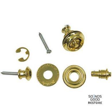 DUNLOP SLS1032BR STRAPLOK STRAP RETAINERS DUAL DESIGN - BRASS