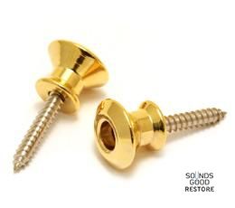 DUNLOP SLS1034G STRAPLOK STRAP RETAINERS DUAL DESIGN - 24KT GOLD