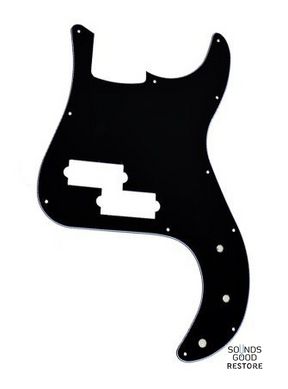 PAXPHIL M18 P-BASS PICKGUARD (BLACK)