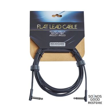 ROCKBOARD Flat Instrument Cable, angled/angled (300 cm)