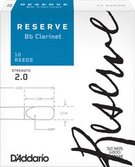 D'ADDARIO Reserve Bb Clarinet #2.0 - 10 Pack