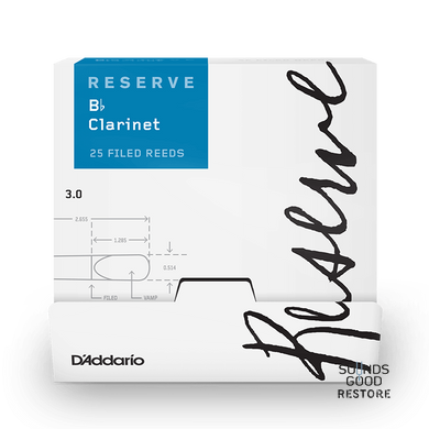 D'ADDARIO Reserve Bb Clarinet #3.0 (1шт)