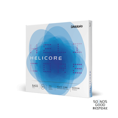 D'ADDARIO HELICORE SOLO BASS STRING SET 3/4 Scale Medium Tension