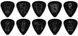 PLANET WAVES JOE SATRIANI SIGNATURE GUITAR PICKS, BLACK (Heavy Gauge)