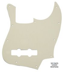 PAXPHIL M14 J-BASS PICKGUARD (WHITE)