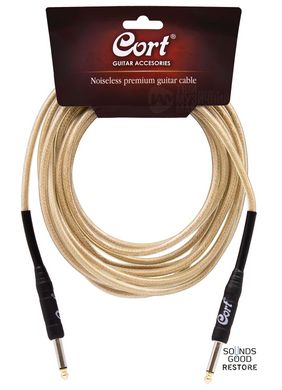 CORT CA525 (Natural) Instrument Cable (4.5m)