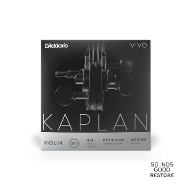 D'ADDARIO KAPLAN VIVO VIOLIN STRING SET 4/4 Scale Medium Tension