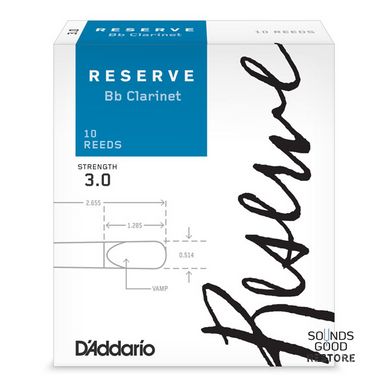 D'ADDARIO Reserve Bb Clarinet #3.0 - 10 Box