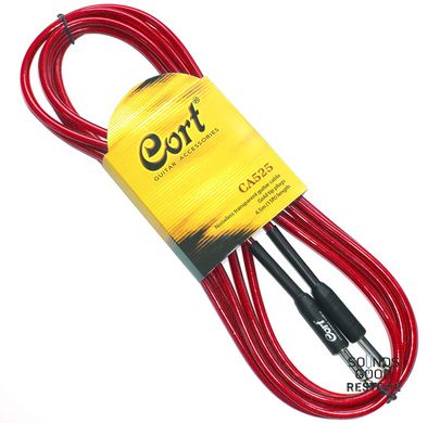 CORT CA525 (Red) Instrument Cable (4.5m)