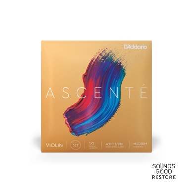 D'ADDARIO ASCENTÉ VIOLIN STRING SET 1/2 Scale Medium Tension