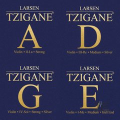 Комплект струн Larsen Tzigane (medium) 4/4 для скрипки