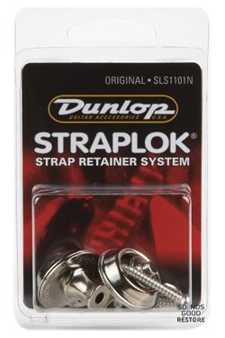 DUNLOP SLS1101N STRAPLOK STRAP RETAINERS ORIGINAL - NICKEL