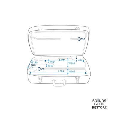 ROCKCASE RC ABS 26030B - Standard Line Trumpet ABS Case