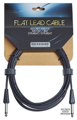 ROCKBOARD Flat Instrument Cable, Straight/Straight (300 cm)