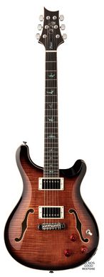 PRS SE Hollowbody II Piezo (Black Gold Burst)