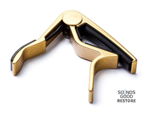 DUNLOP 83CG TRIGGER CAPO ACOUSTIC CURVED GOLD