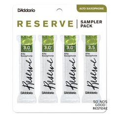 D'ADDARIO Reserve - Alto Sax Reed Sampler Pack #3.0/3.0+/3.5