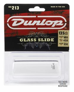 DUNLOP 213 HEAVY WALL LARGE GLASS SLIDE