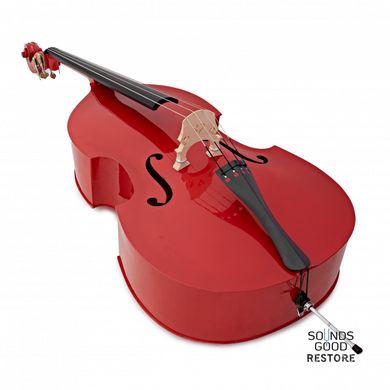 STENTOR 1950LCRD Harlequin Rockabilly Double Bass 3/4 (Red)