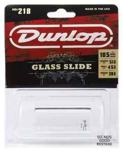 DUNLOP 218 HEAVY WALL MEDIUM SHORT GLASS SLIDE