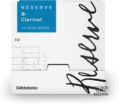 D'ADDARIO Reserve Bb Clarinet #3.0 - 25 Pack