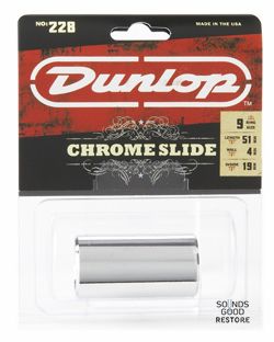 DUNLOP 228 CHROMED BRASS SLIDE