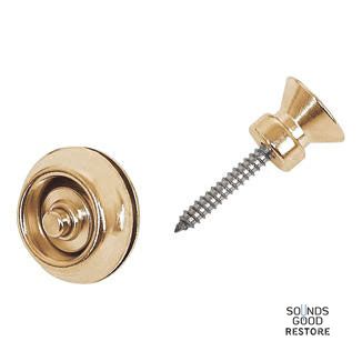 DUNLOP SLS1502BR STRAPLOK STRAP RETAINERS TRADITIONAL - BRASS