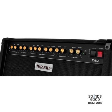 Лімітований ламповий комбопідсилювач Marshall 70th DSL40CR BLK