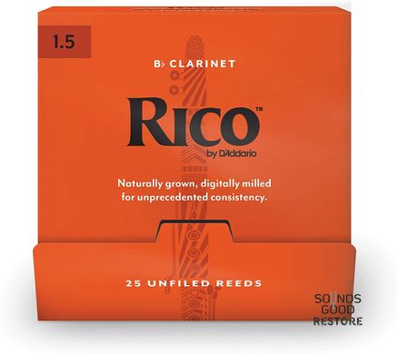 D'ADDARIO Rico - Bb Clarinet #1.5 - 25 Box