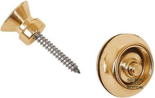 DUNLOP SLS1504G STRAPLOK STRAP RETAINERS TRADITIONAL - 24KT GOLD