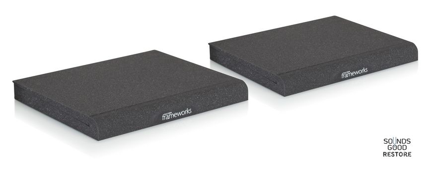 GATOR FRAMEWORKS GFW-ISOPAD-LG Studio Monitor Isolation Pads - Large