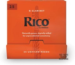 D'ADDARIO Rico - Bb Clarinet #2.5 - 25 Box