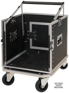 ROCKCASE RC 24310 B - Standard Line - 19" L Rack Flight Case, 10HU