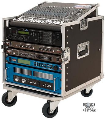 ROCKCASE RC 24310 B - Standard Line - 19" L Rack Flight Case, 10HU