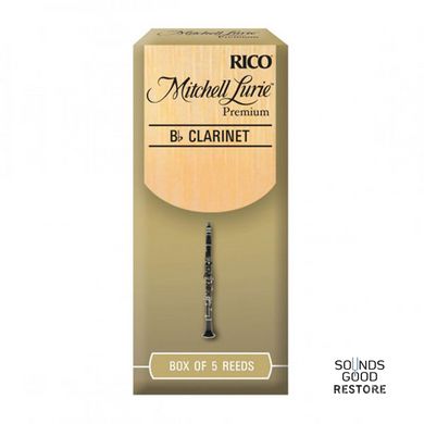 RICO Mitchell Lurie Premium - Bb Clarinet #3.5 - 5 Pack