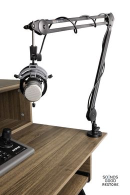 GATOR FRAMEWORKS GFWMICBCBM2000 Desktop Mic Boom Stand