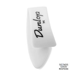 DUNLOP WHITE MEDIUM THUMBPICKS (12шт)