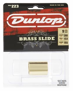 DUNLOP 223 BRASS MEDIUM WALL MEDIUM KNUCKLE SLIDE